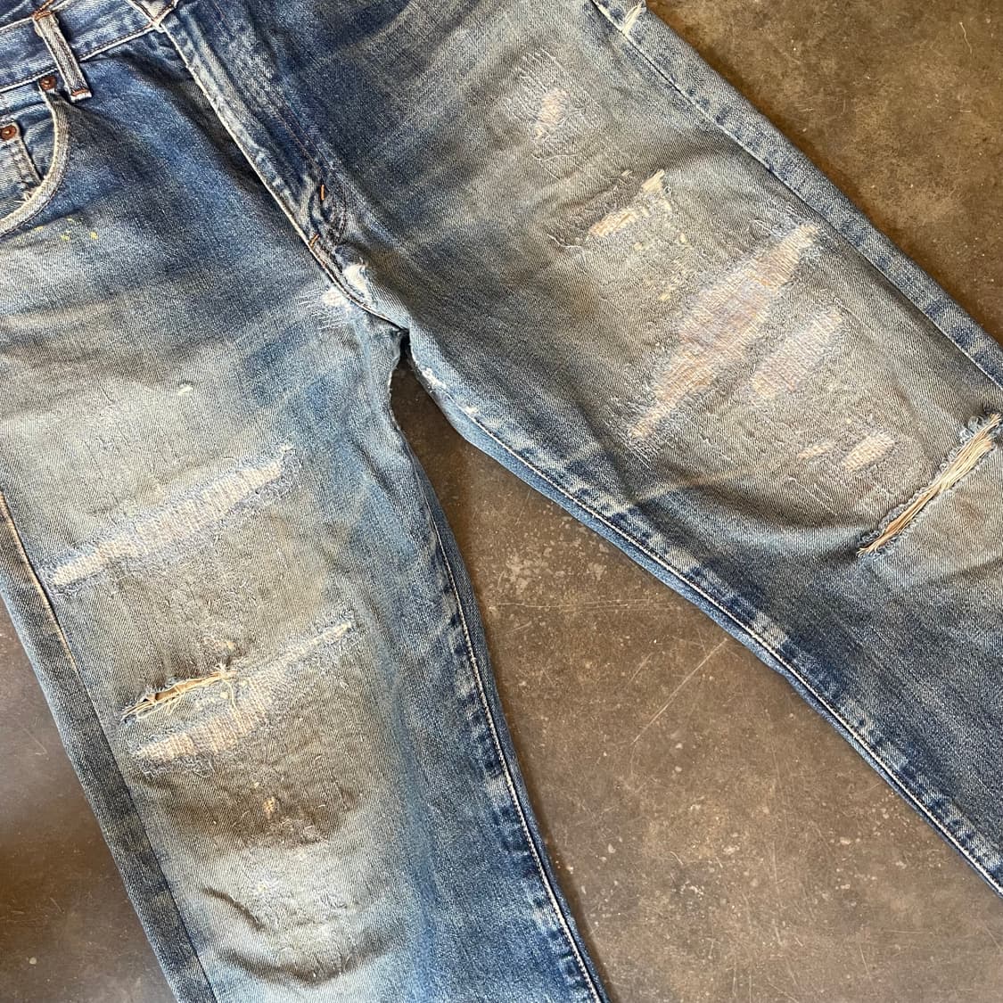 90s JP Levi's 502 빅e 셀비지 상품이미지4