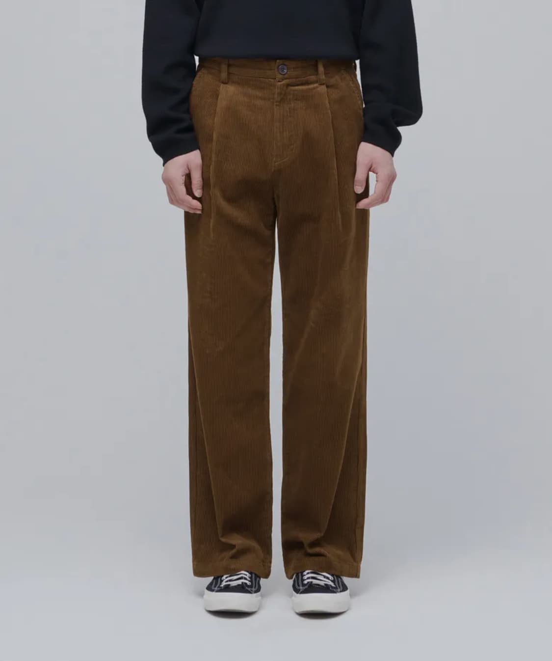 무신사 스탠다드 와이드핏 코듀로이 팬츠 브라운 상품이미지2