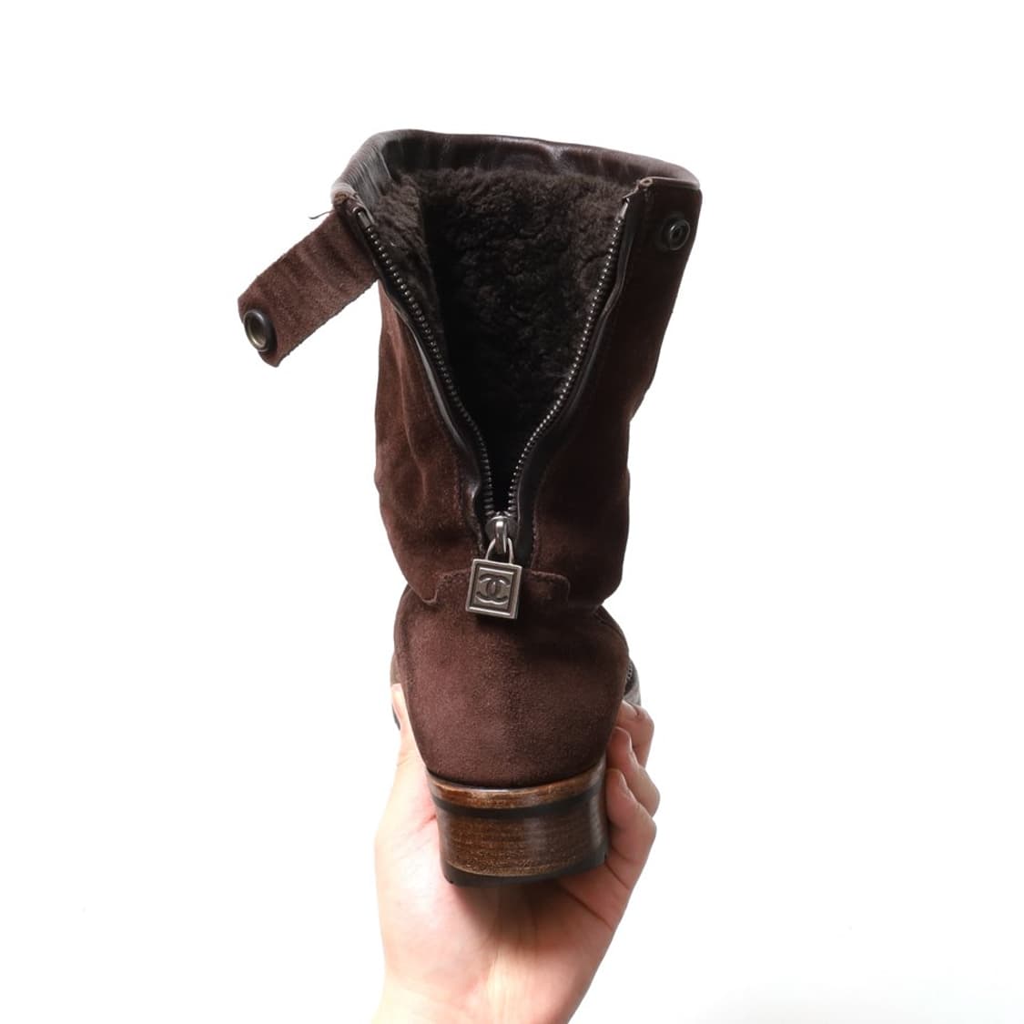 90's 샤넬 Chanel COCO Mark Short Boots 상품이미지8