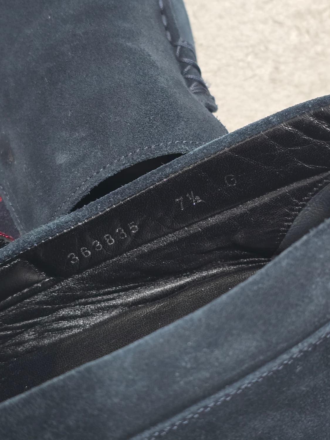 Gucci 구찌 스웨이드 로퍼 네이비 265 상품이미지9