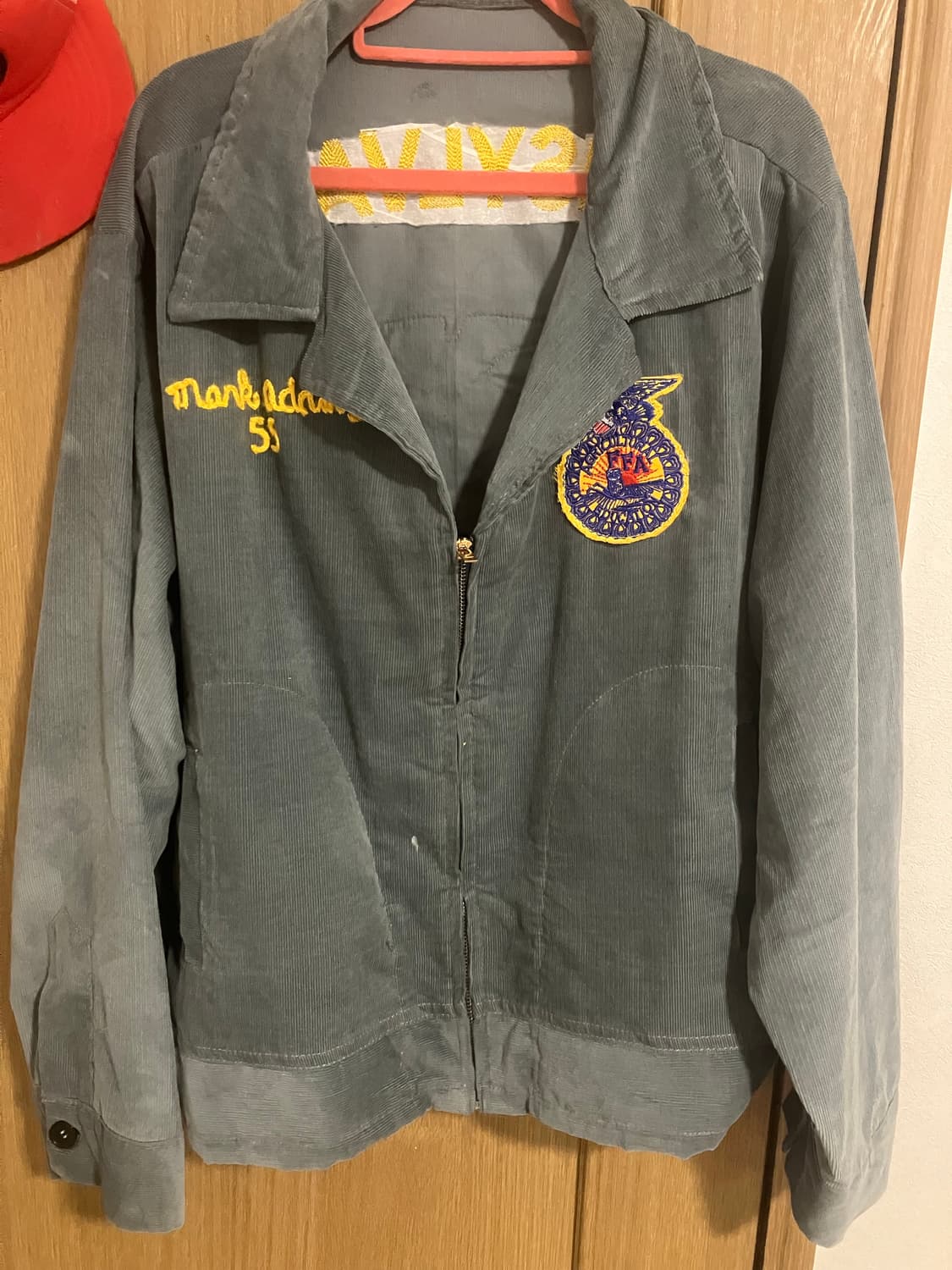 빈티지 FFA 코듀로이 자켓 펜실베니아 크롭핏 USA 농업클럽 자켓 상품이미지1