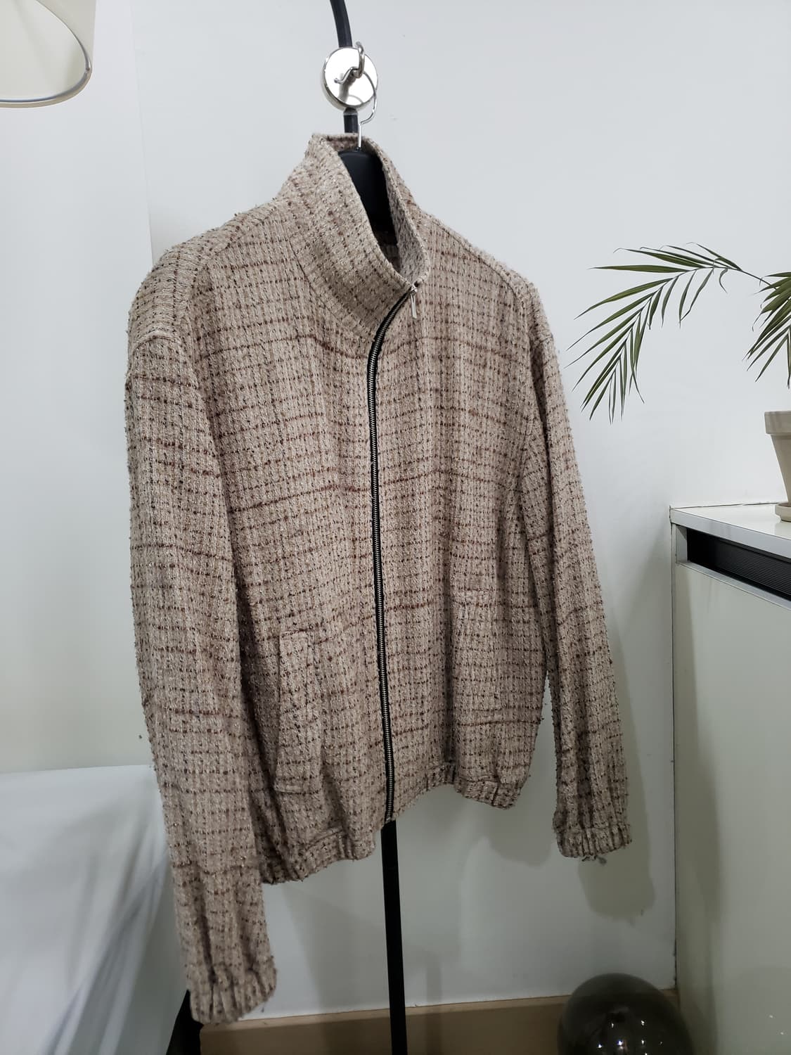 크러쉬어게인(CRUSHAGAIN) 트위드 트랙 자켓 상품이미지1