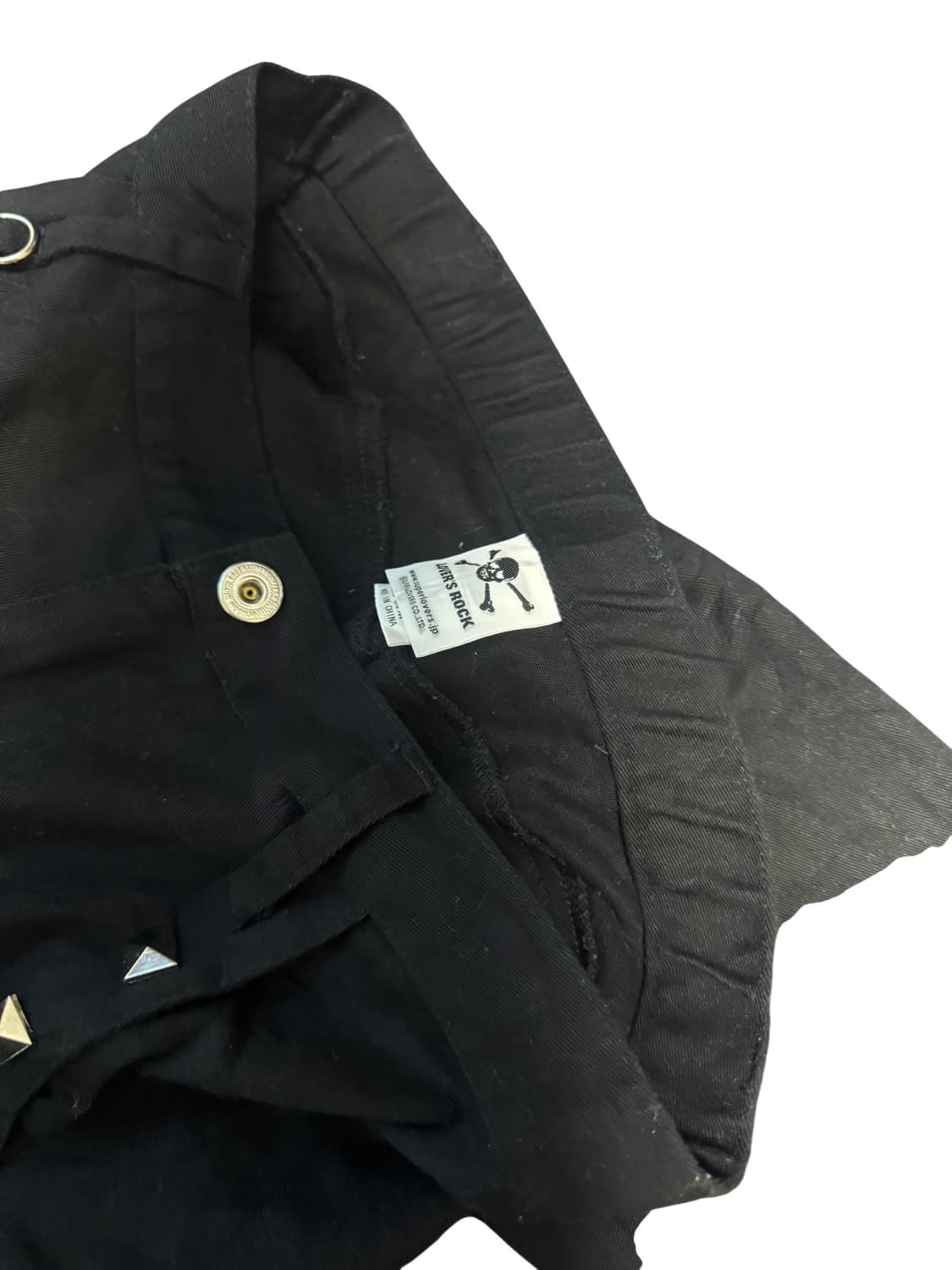 Vintage Bone Design Black Pantsㅐ 상품이미지3