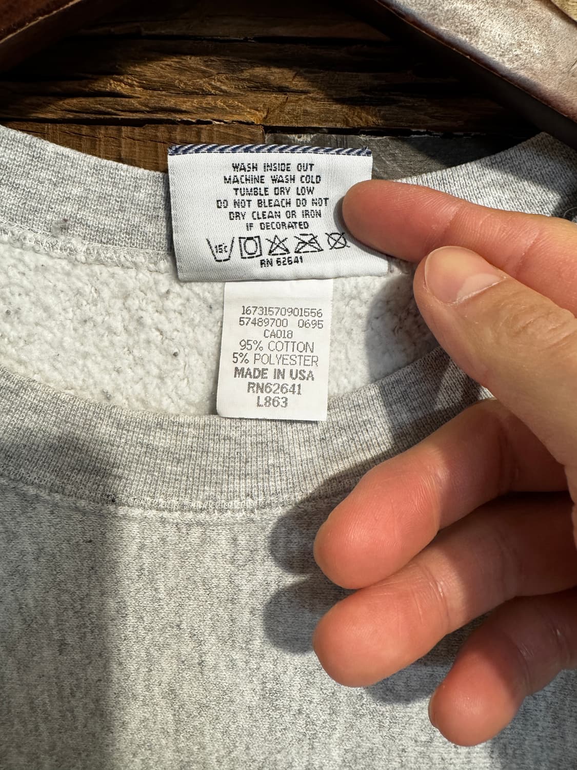 90's Lee Sport Reverse Weave Sweatshirt 상품이미지10