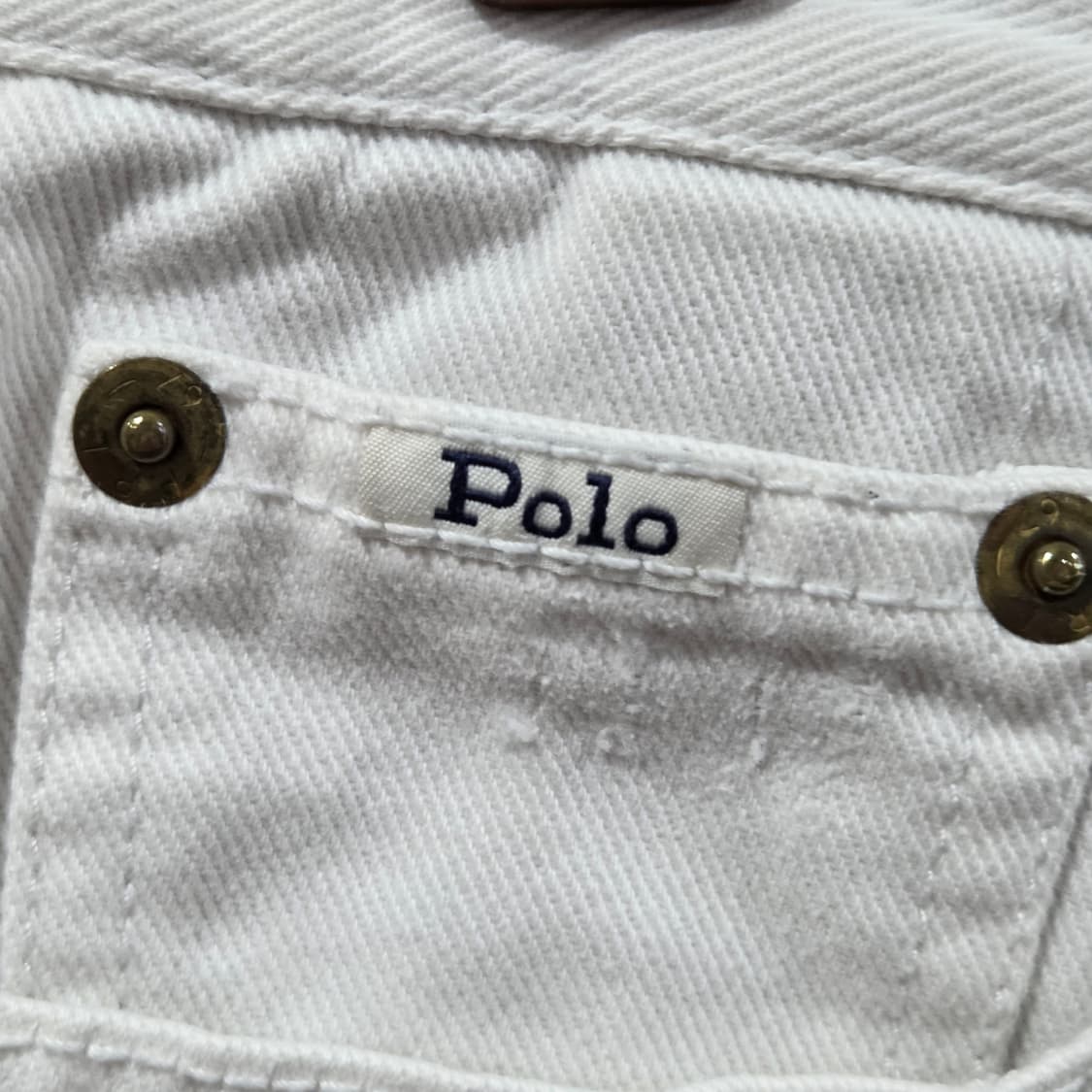 폴로랄프로렌 우먼 화이트 데님 핫팬츠 25 상품이미지2