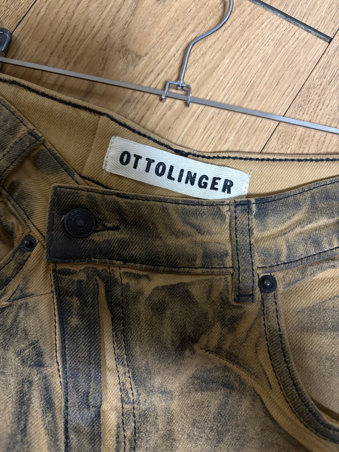 오토링거 Draped jeans Beige 상품이미지4