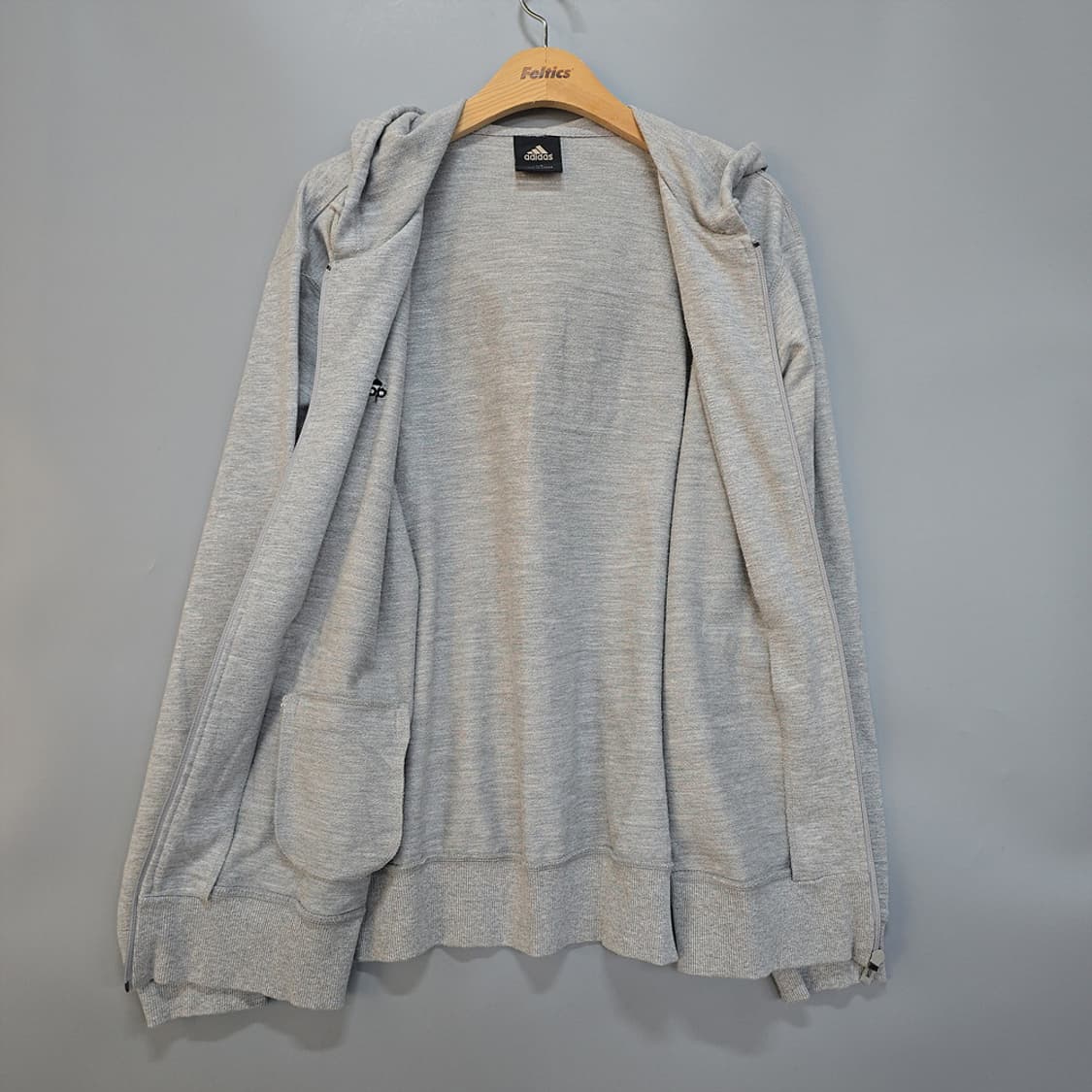 아디다스(adidas) 바스켓볼 후드집업 그레이 110 상품이미지6