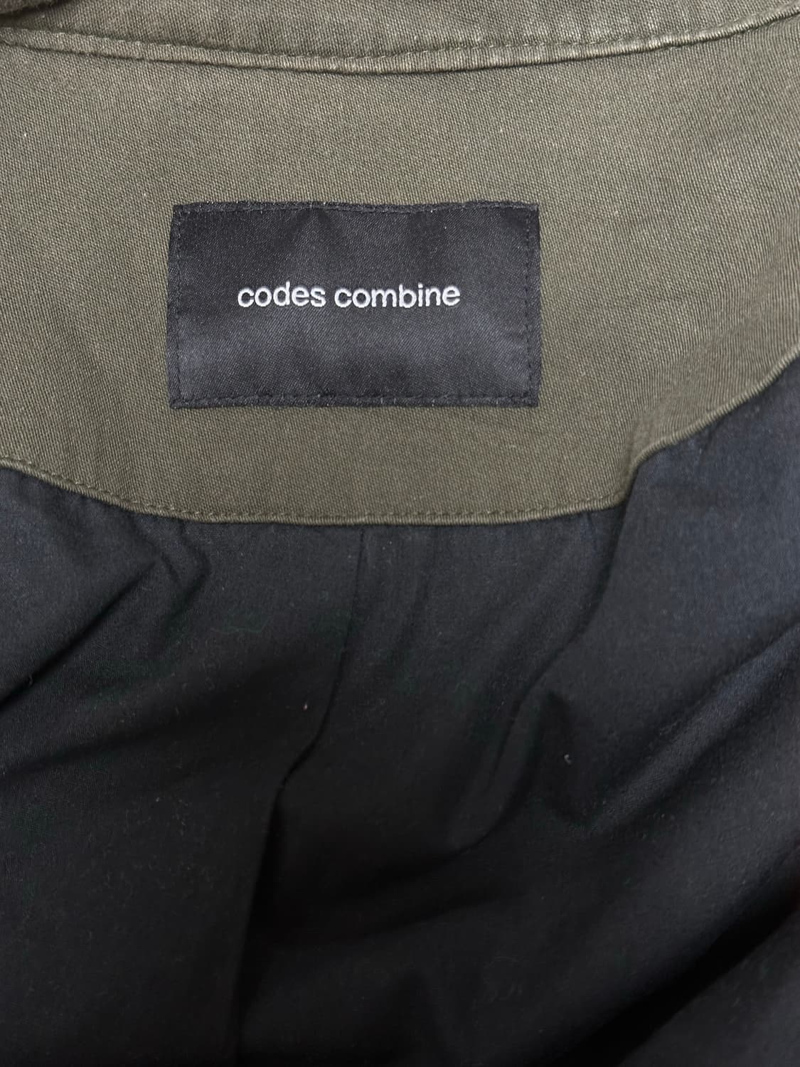 코데즈컴바인 카키 자켓 여성 55사이즈 상품이미지3