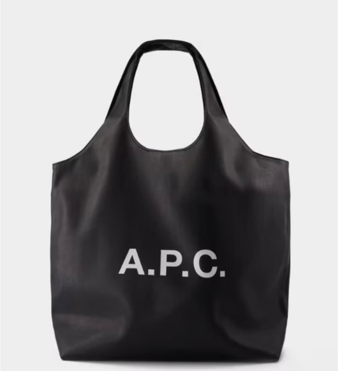 아페쎄 니논 리사이클 레더 토트백 블랙 상품이미지1
