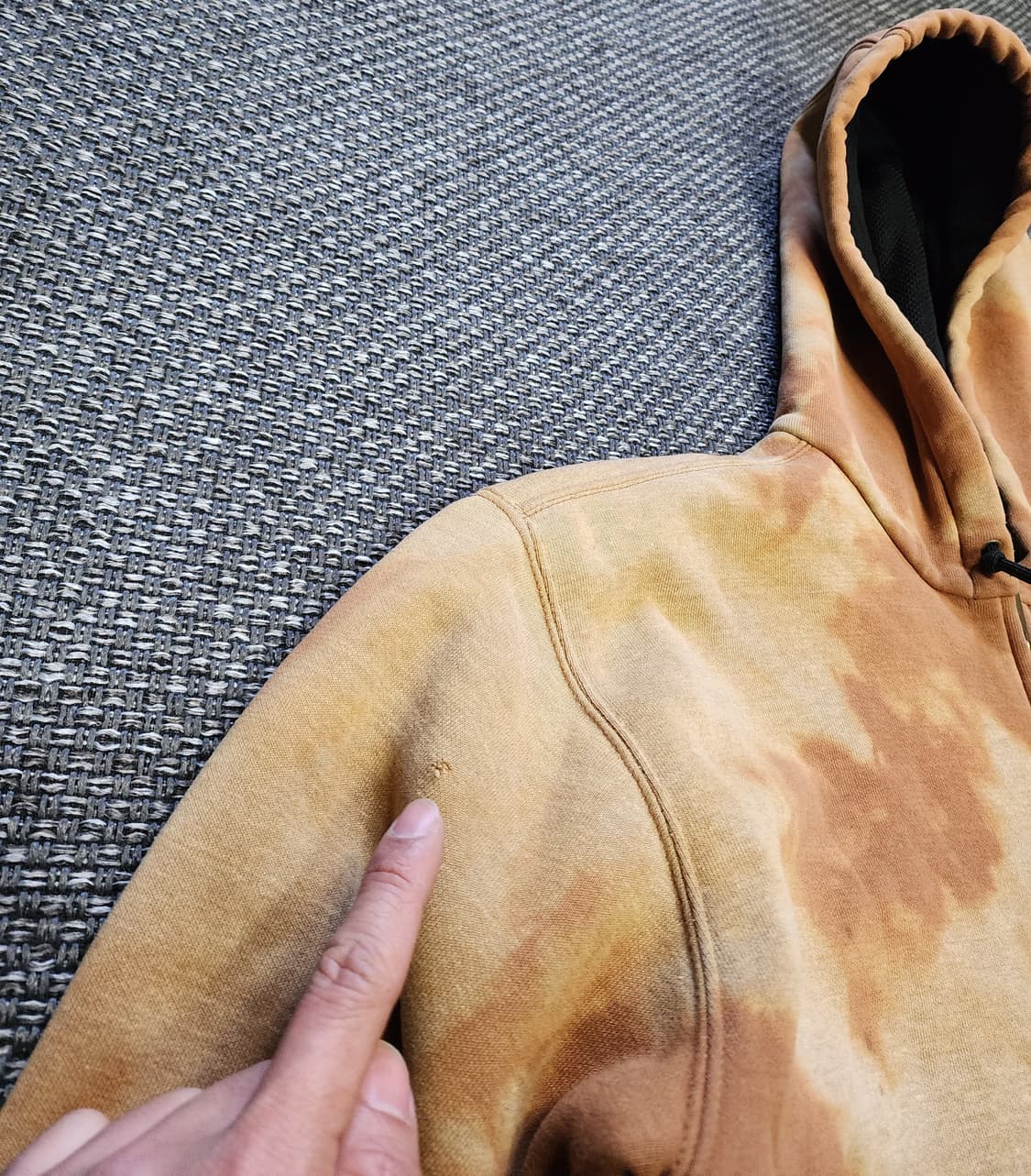 칼하트 타이 다이 후드 집업 M 상품이미지6