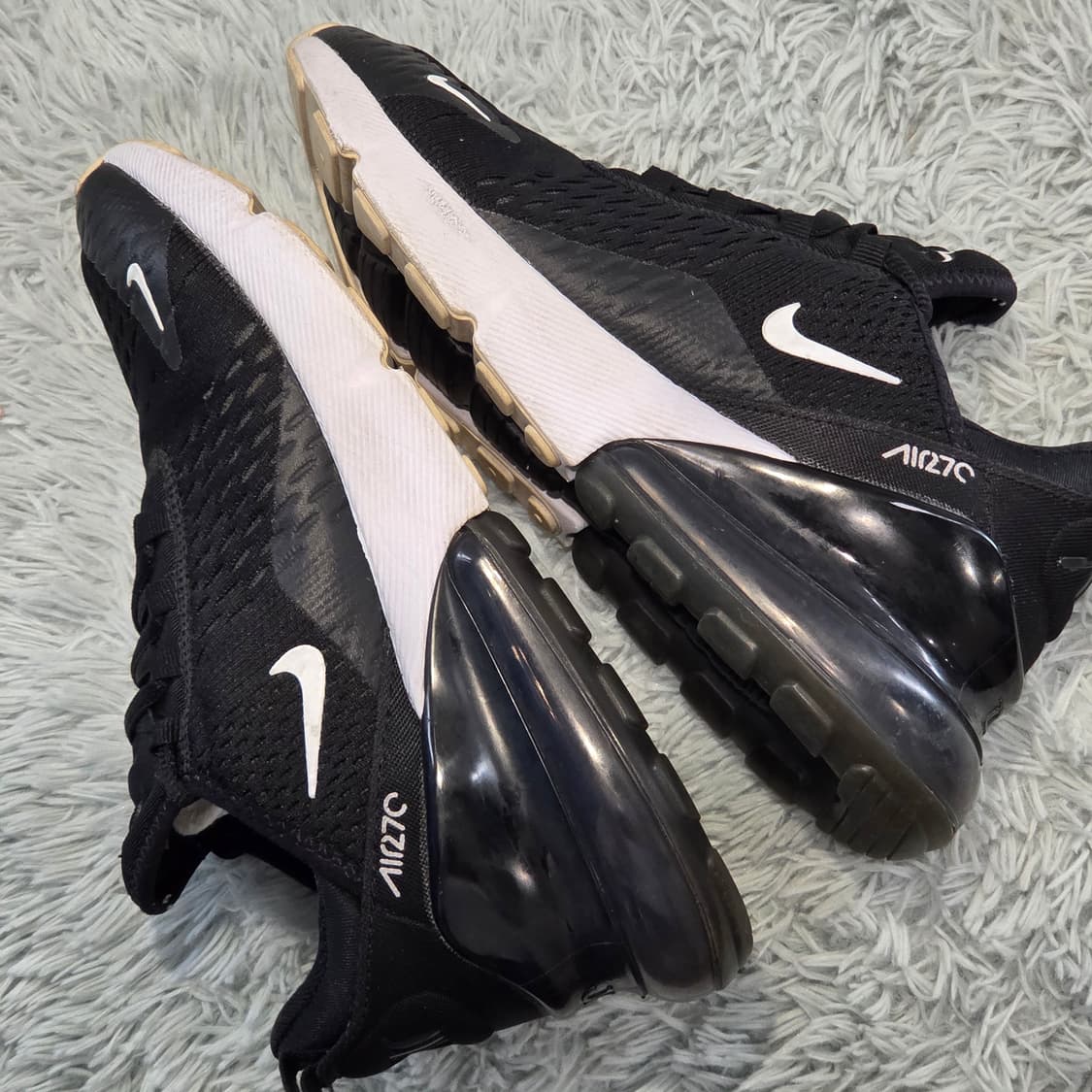 3a-22:나이키 에어맥스 270 블랙 (230mm) 상품이미지7