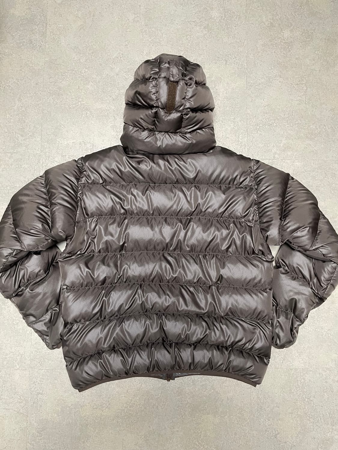 빈티지 몽벨 라이트 알파인 구스 다운 패딩 자켓 초코 브라운 모카 무스 상품이미지5