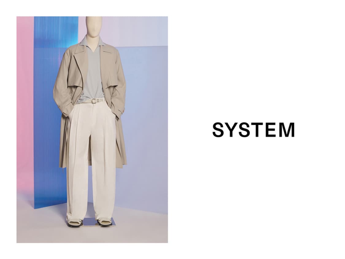 시스템옴므 개버딘 트렌치 코트 (SH2C1-WCT403M) 상품이미지1