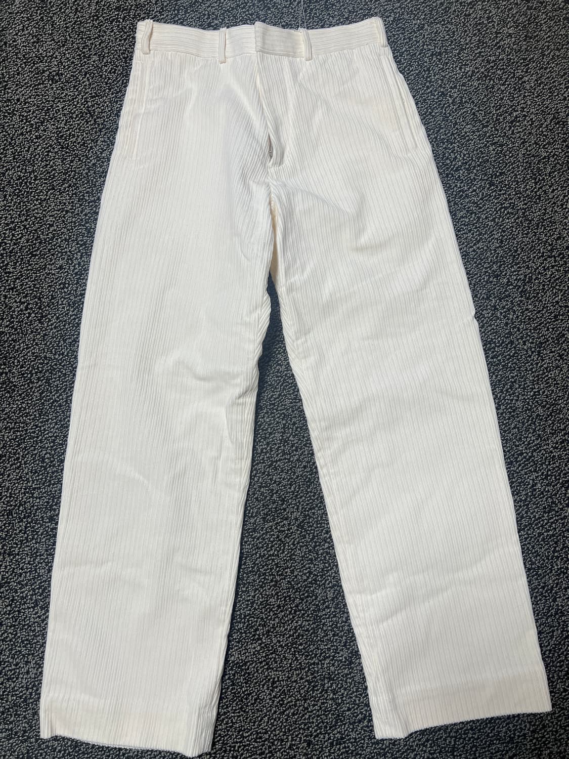 새상품) 아르켓 코듀로이 화이트 팬츠 46 사이즈 상품이미지1