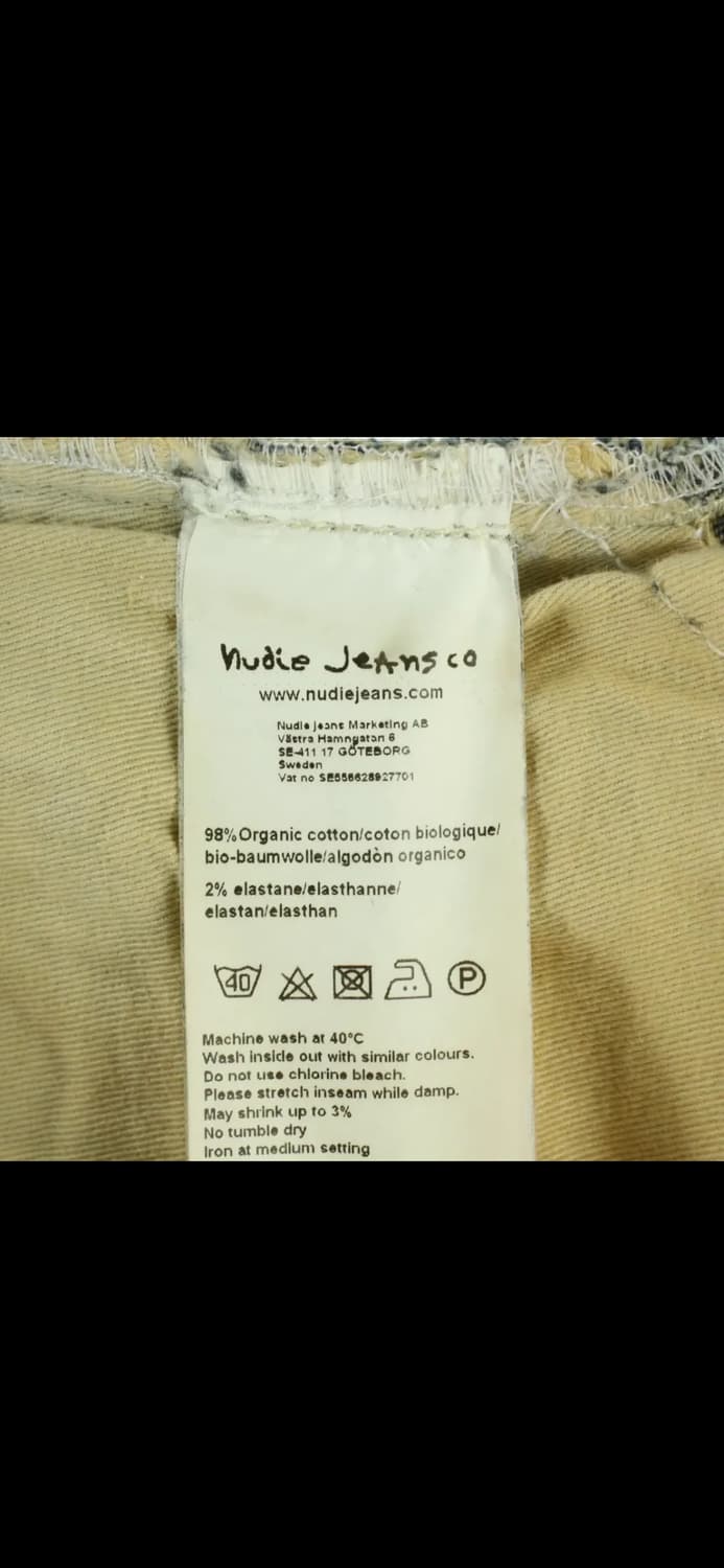 누디진 워싱진 30 / 32 상품이미지6