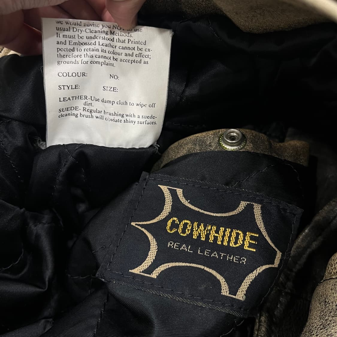 M 빈티지 소가죽 하드 에이징 라이더 가죽자켓 상품이미지7