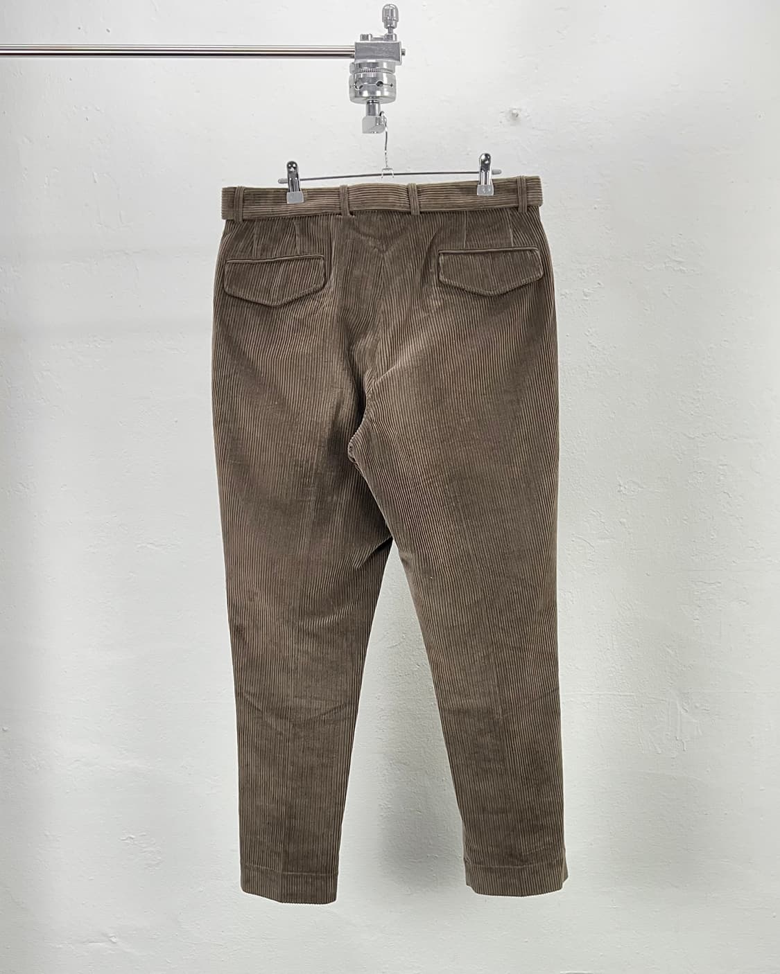오피신 제네랄 브라운 골덴 코듀로이 트라우저 벨티드 팬츠 상품이미지6