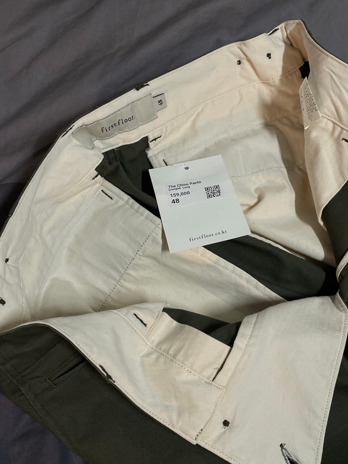 퍼스트플로어 더 치노 팬츠 롱 48 정글 상품이미지3