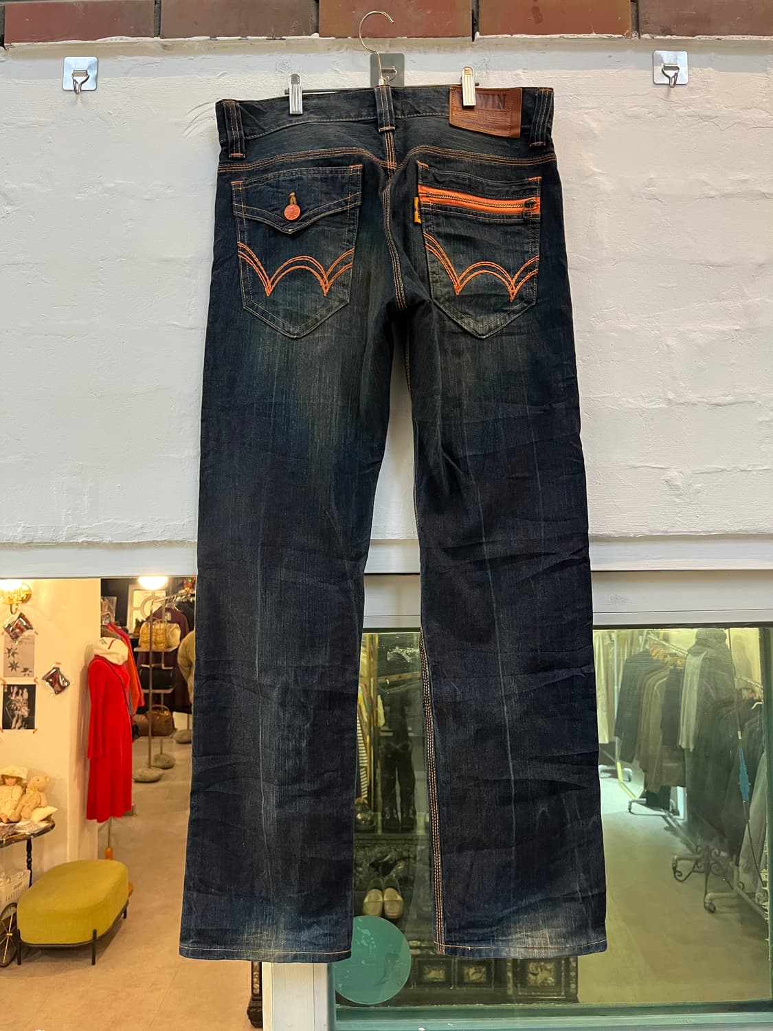 EDWIN 403XVS 플랩 포켓 데님 진 W32 상품이미지7