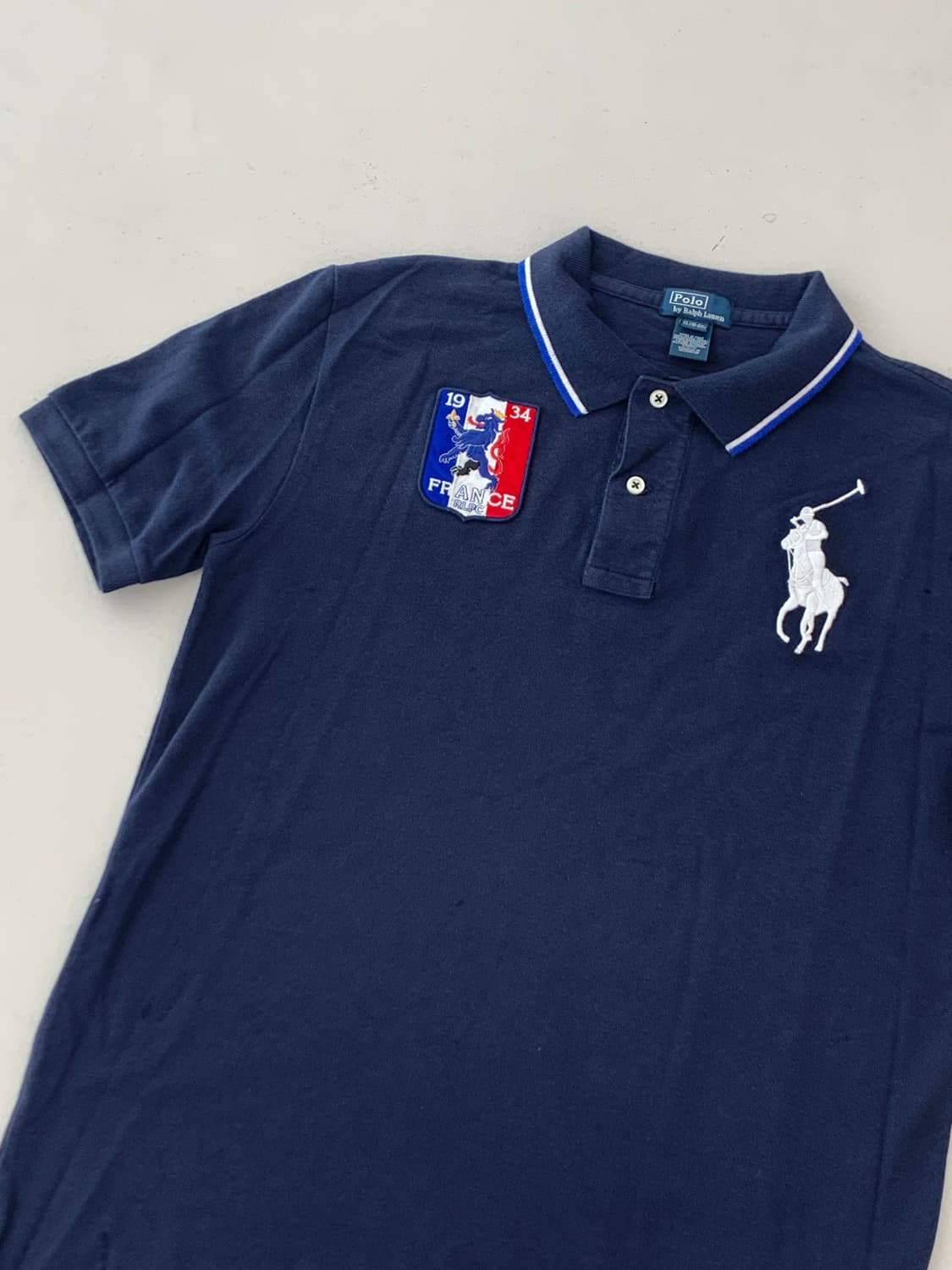 폴로 랄프로렌 보이즈 프랑스 빅포니 폴로셔츠 XL(18-20) 상품이미지4