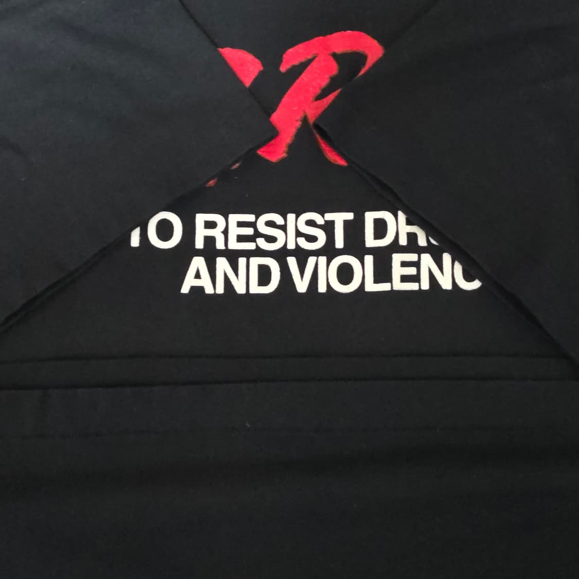 [XL] 90s 빈티지 DARE 티셔츠 블랙 ver.헤인즈2 Like L 상품이미지5