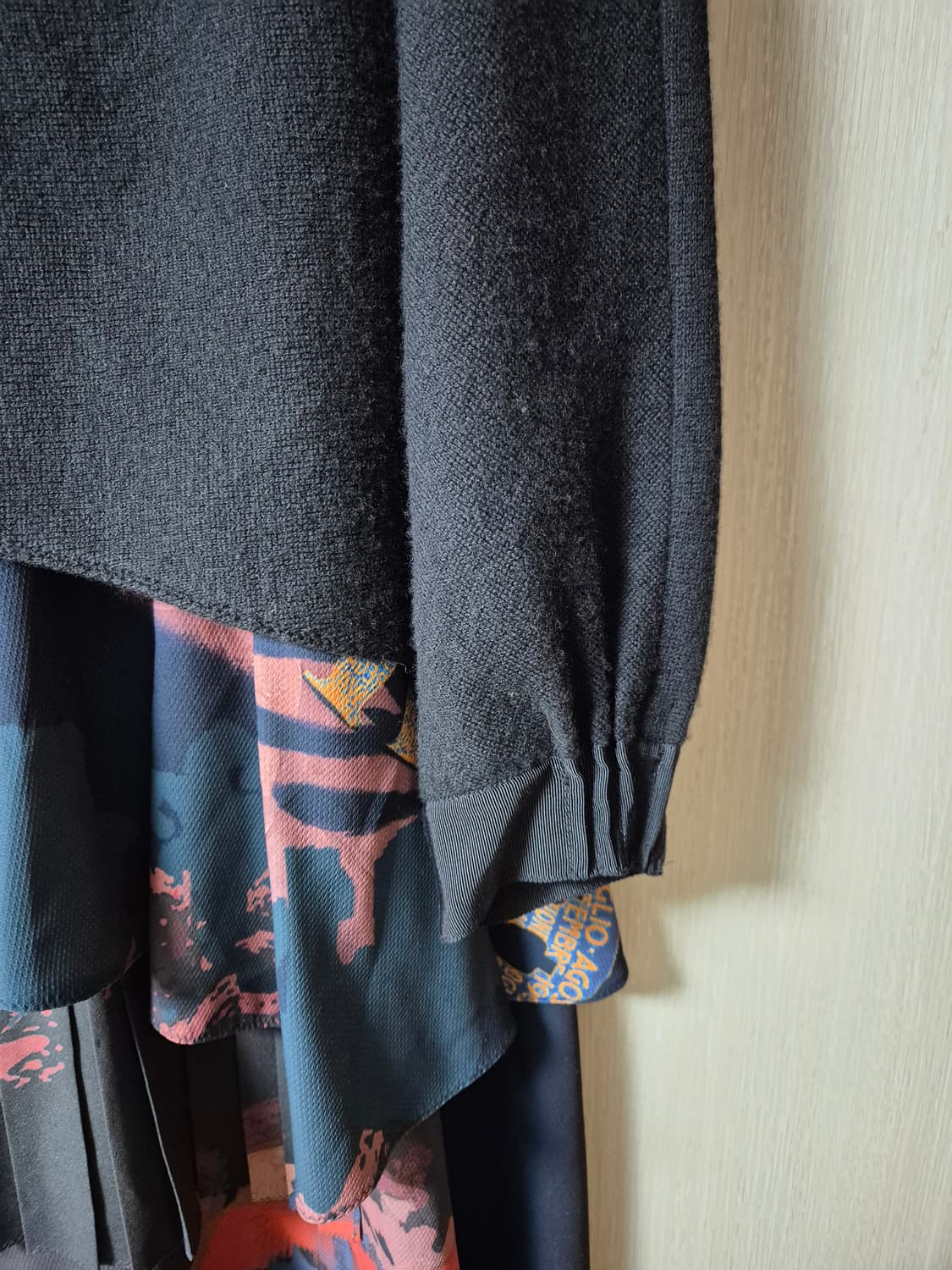 타임 TIME 한섬 울니트 원피스 패턴 드레스 롱원피스 상품이미지3