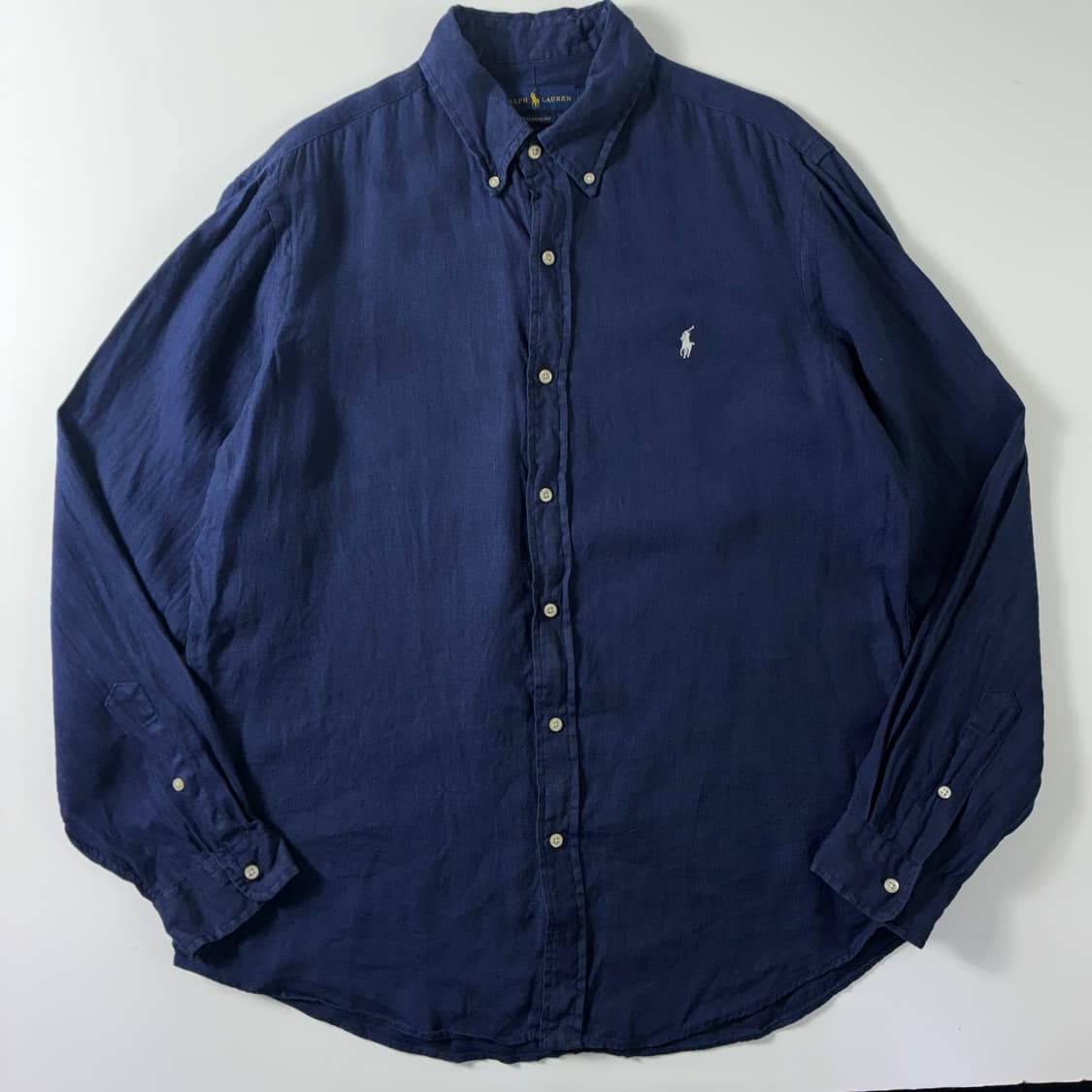 Polo 폴로 랄프로렌 네이비 린넨 셔츠 상품이미지1