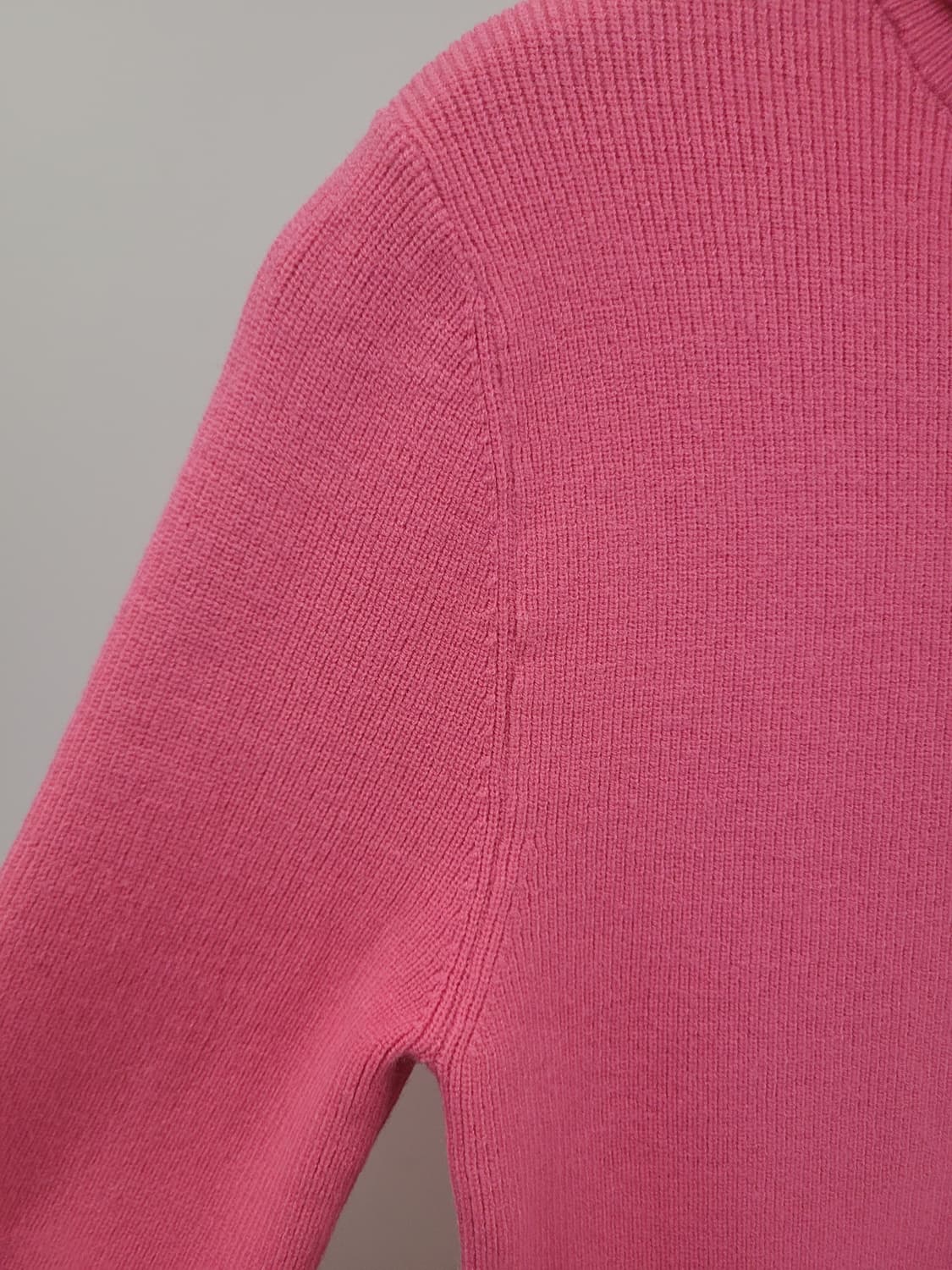 로라로라 핑크 터틀넥 골지니트 55~66 상품이미지6