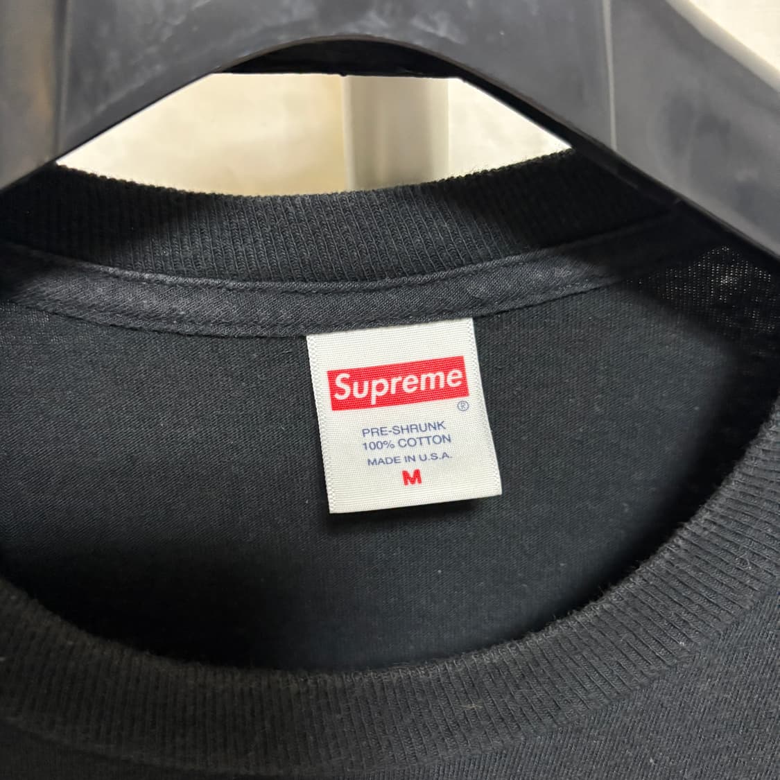 슈프림 20SS 러버스 반팔티 / 블랙, M 상품이미지4