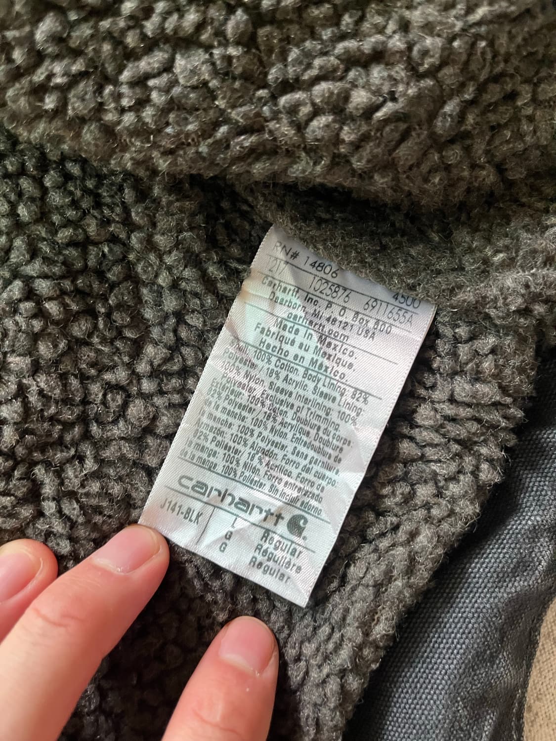 [M] 칼하트 j141 샌드스톤 덕 액티브 자켓 상품이미지4