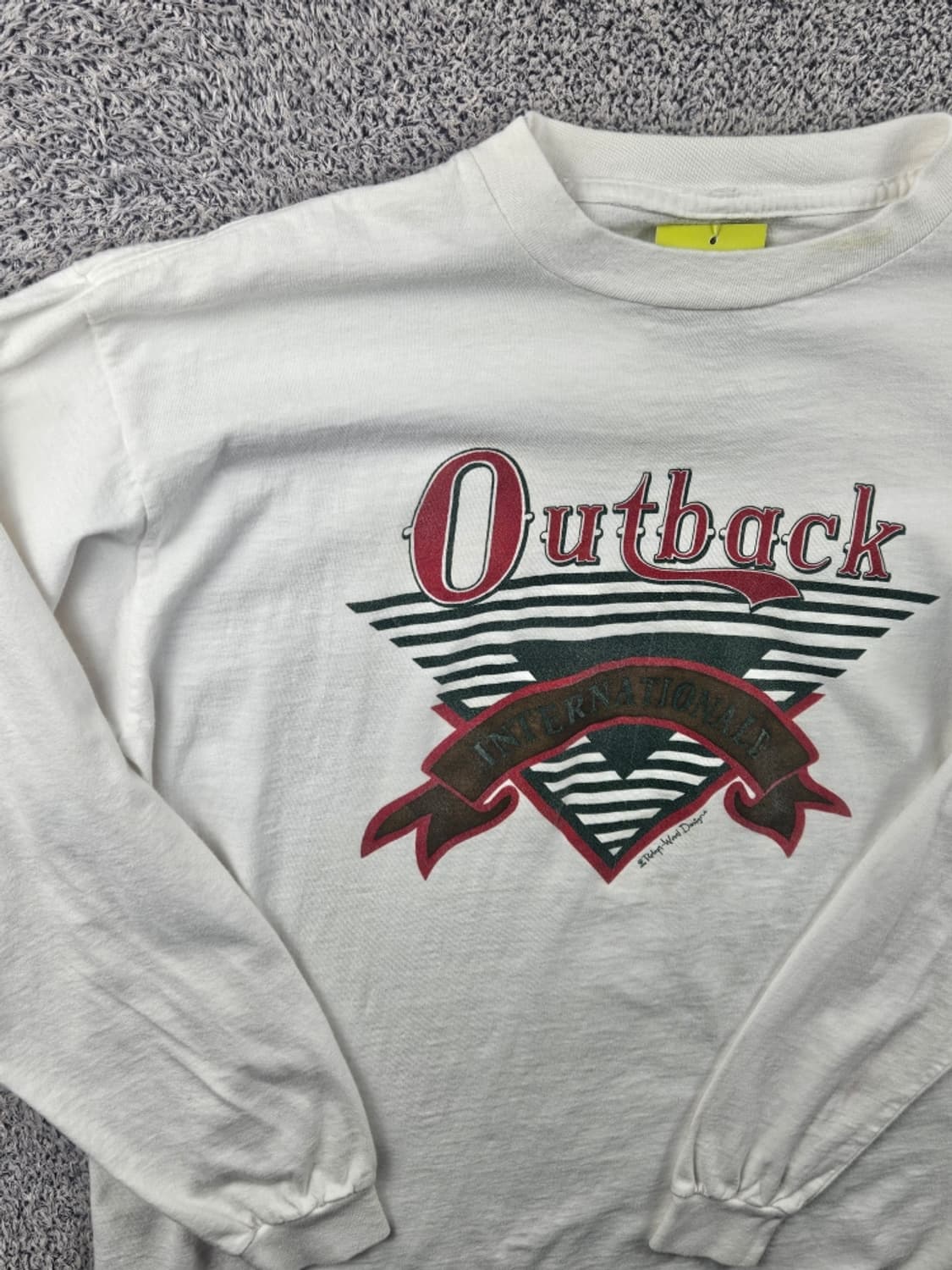 90's 아웃백 프린팅 싱글스티치 롱 슬리브 ( M추정 ) / 11344 상품이미지10