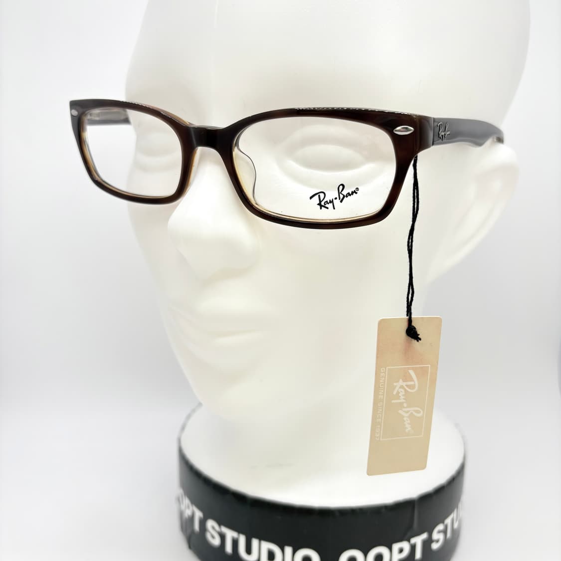 RAYBAN 레이밴 브라운 스퀘어 뿔테 상품이미지7