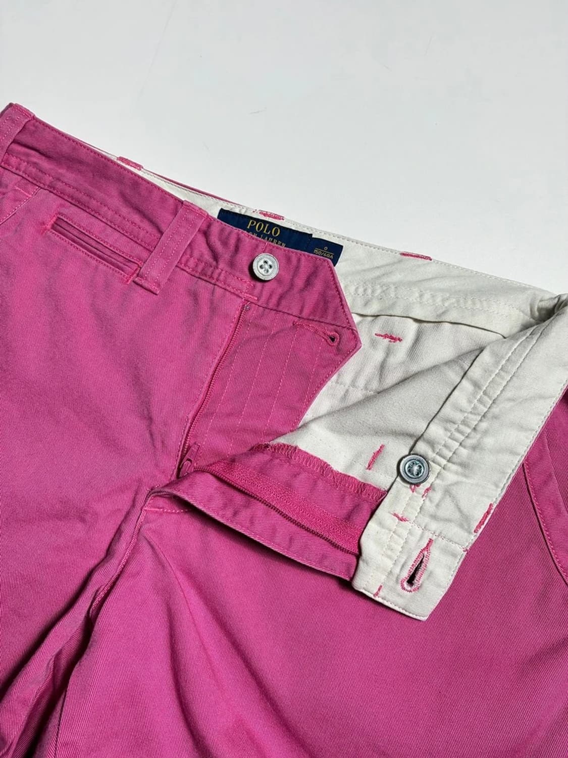 폴로 랄프로렌 포니 자수 핑크 치노 반바지 R1589 상품이미지3