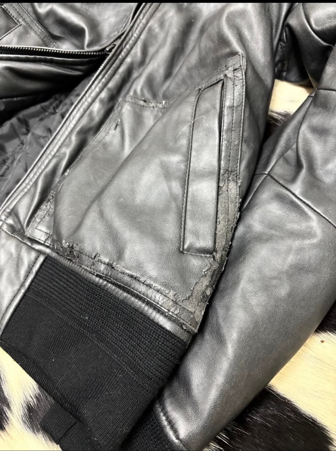 [Opium Moussy]Black Hoodie Padded 2-way 상품이미지7