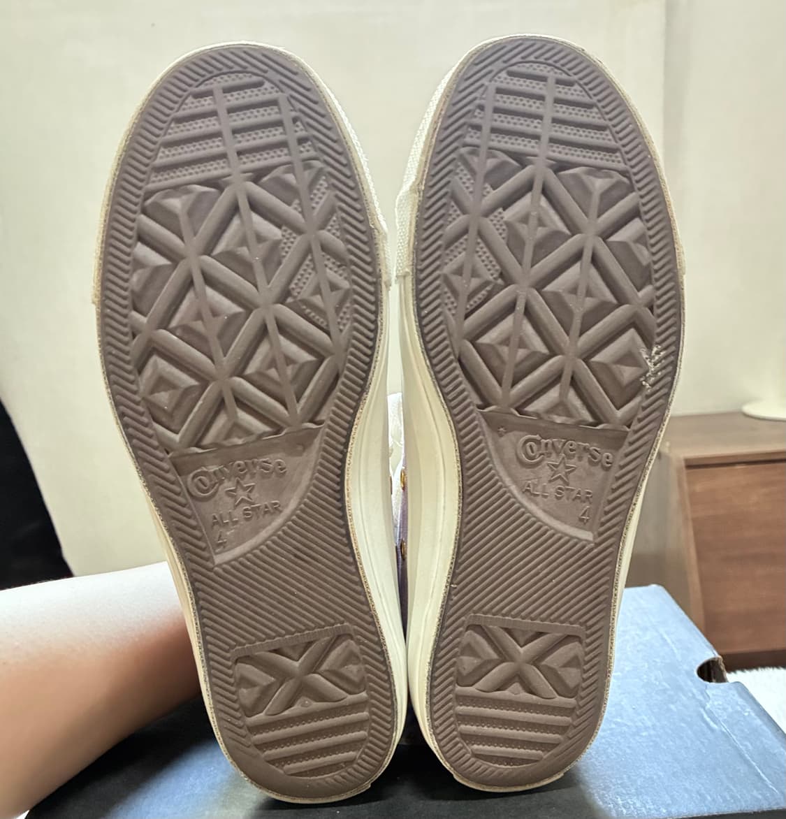 [일본한정판] 컨버스 하트패치 Z 하이 라일락 (지퍼 모델) 230 상품이미지5