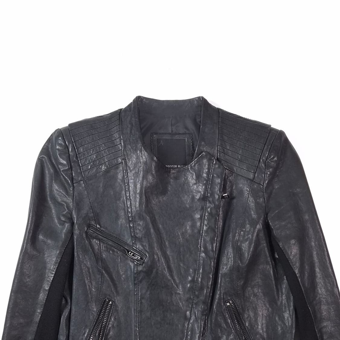 보니알렉스 천연 양가죽 퀼팅 라이더 자켓 55 상품이미지3