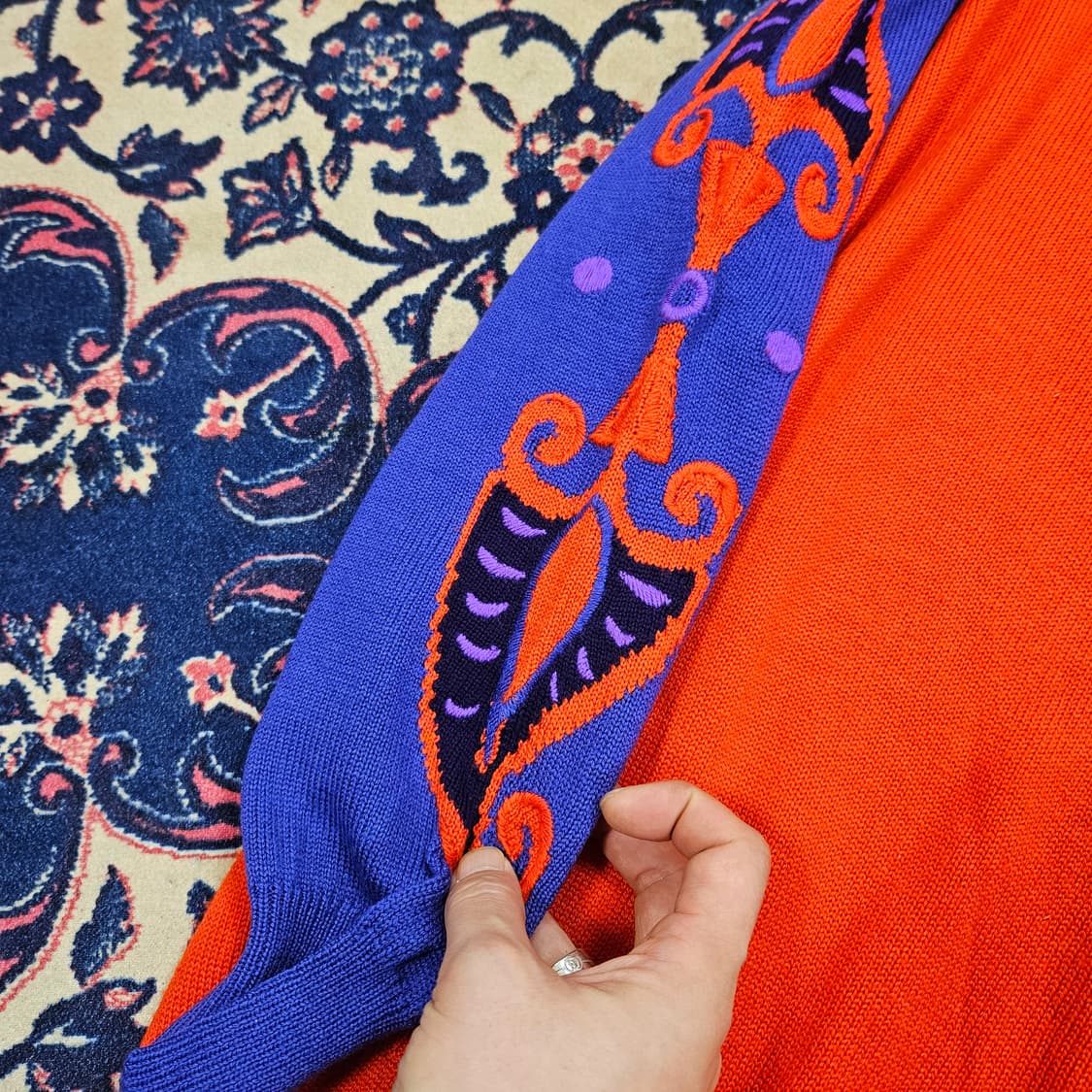 지아니 베르사체 시그니쳐 메두사 패지드 하이넥 울 니트 42 상품이미지3