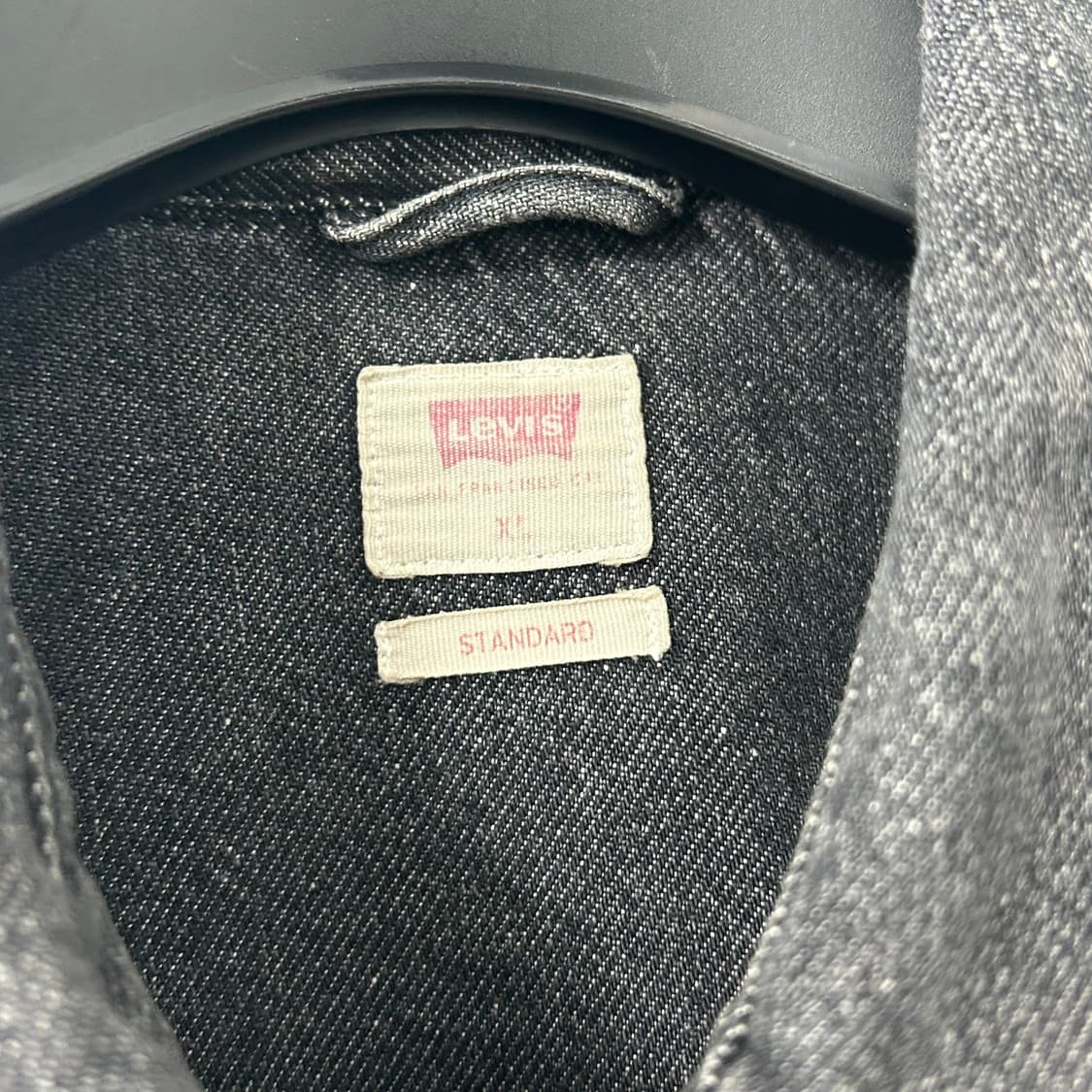 리바이스 흑청 웨스턴 데님 셔츠 상품이미지6