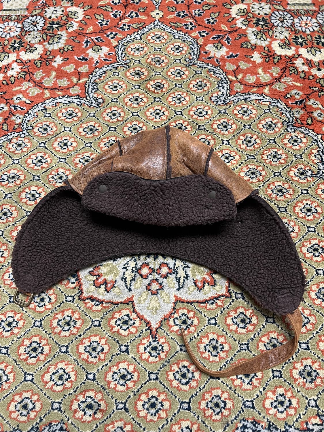 [OS] 레더 브라운 트루퍼 햇 상품이미지4