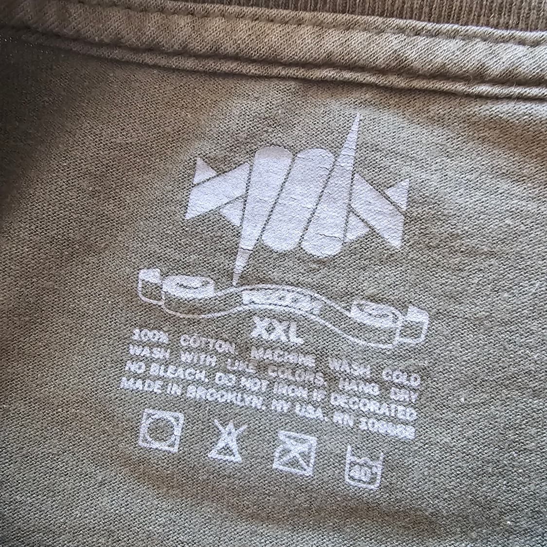 XXL 3XL 110 115 아미 솔져 반팔 티셔츠 Made in USA 상품이미지5