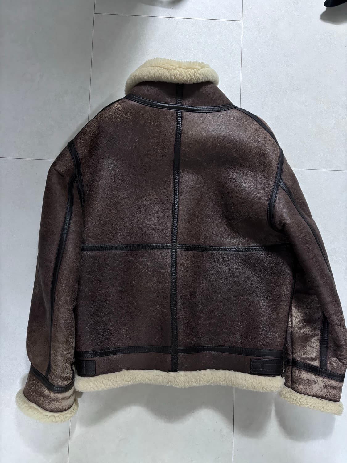 [L] vintage b-3 무스탕 자켓 상품이미지5