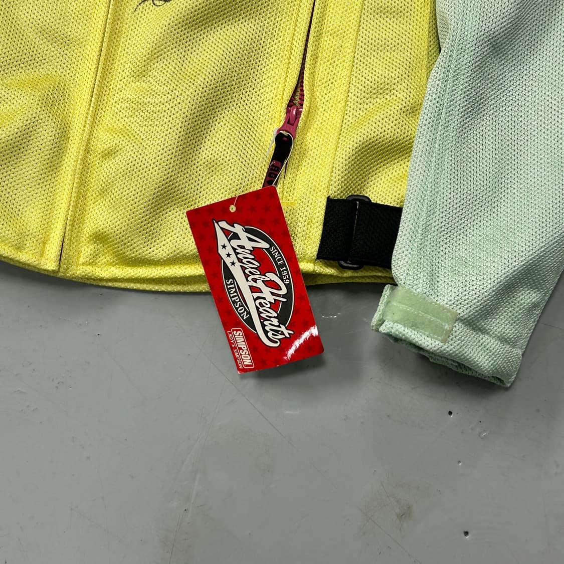 엔젤하트 프린팅 메쉬 라이딩자켓  상품이미지6