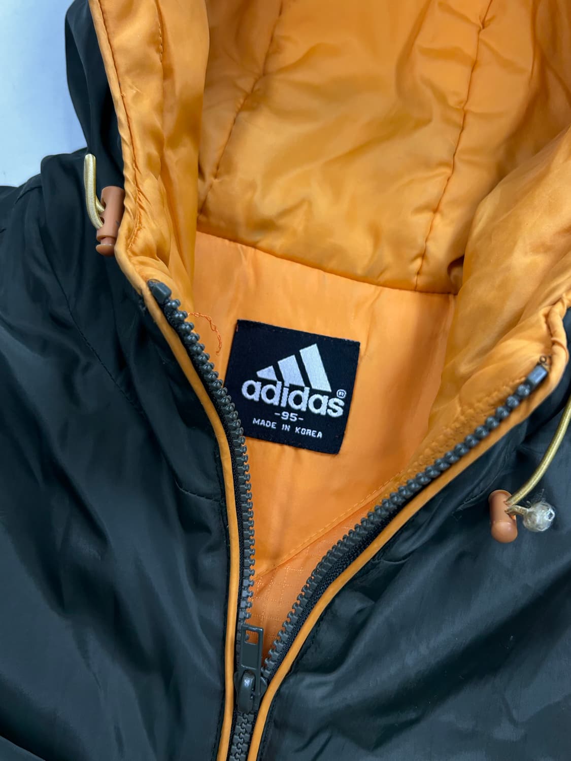아디다스 90s 카키 바람막이 점퍼 M 상품이미지5