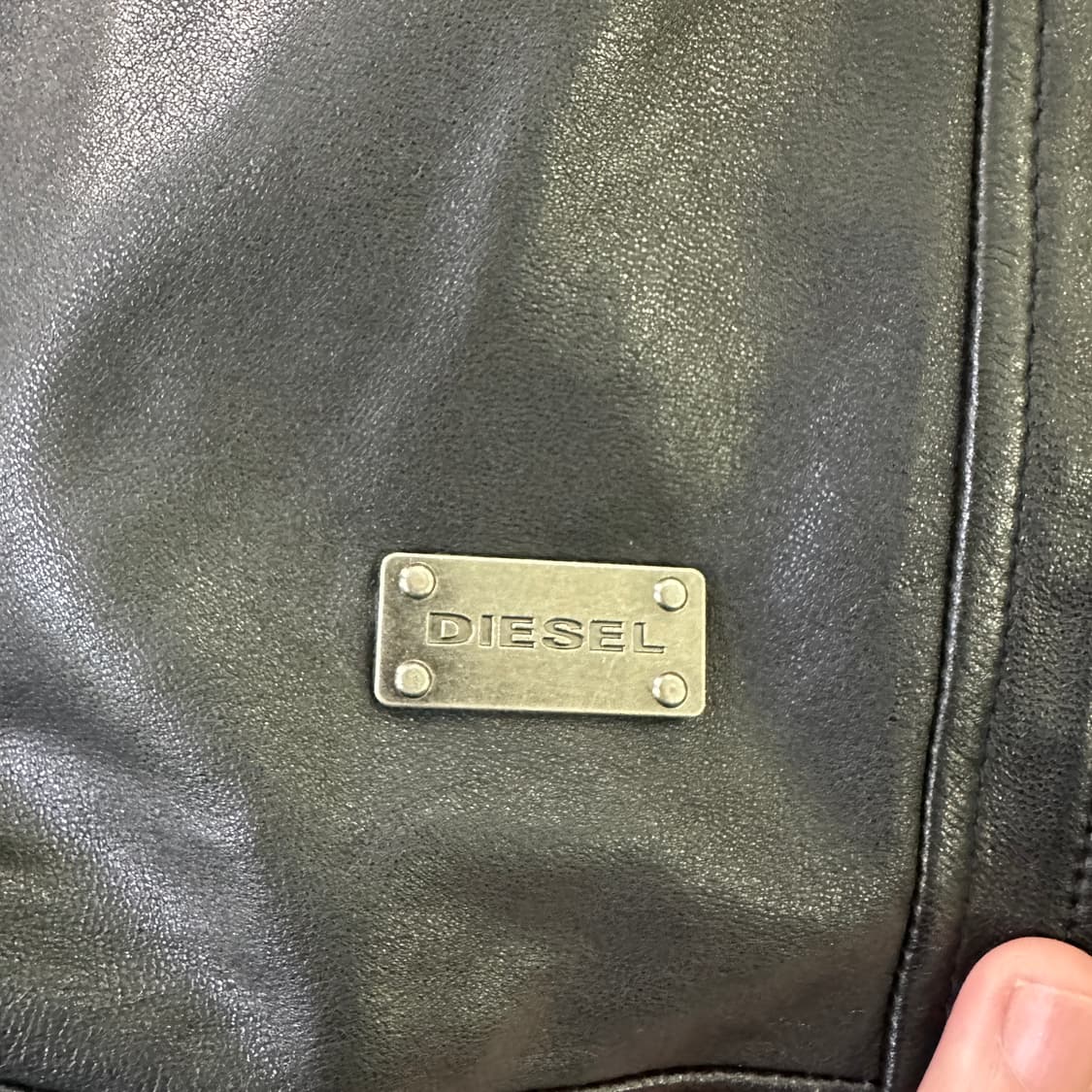 L 디젤 가죽 라이더 자켓 0401D 상품이미지4