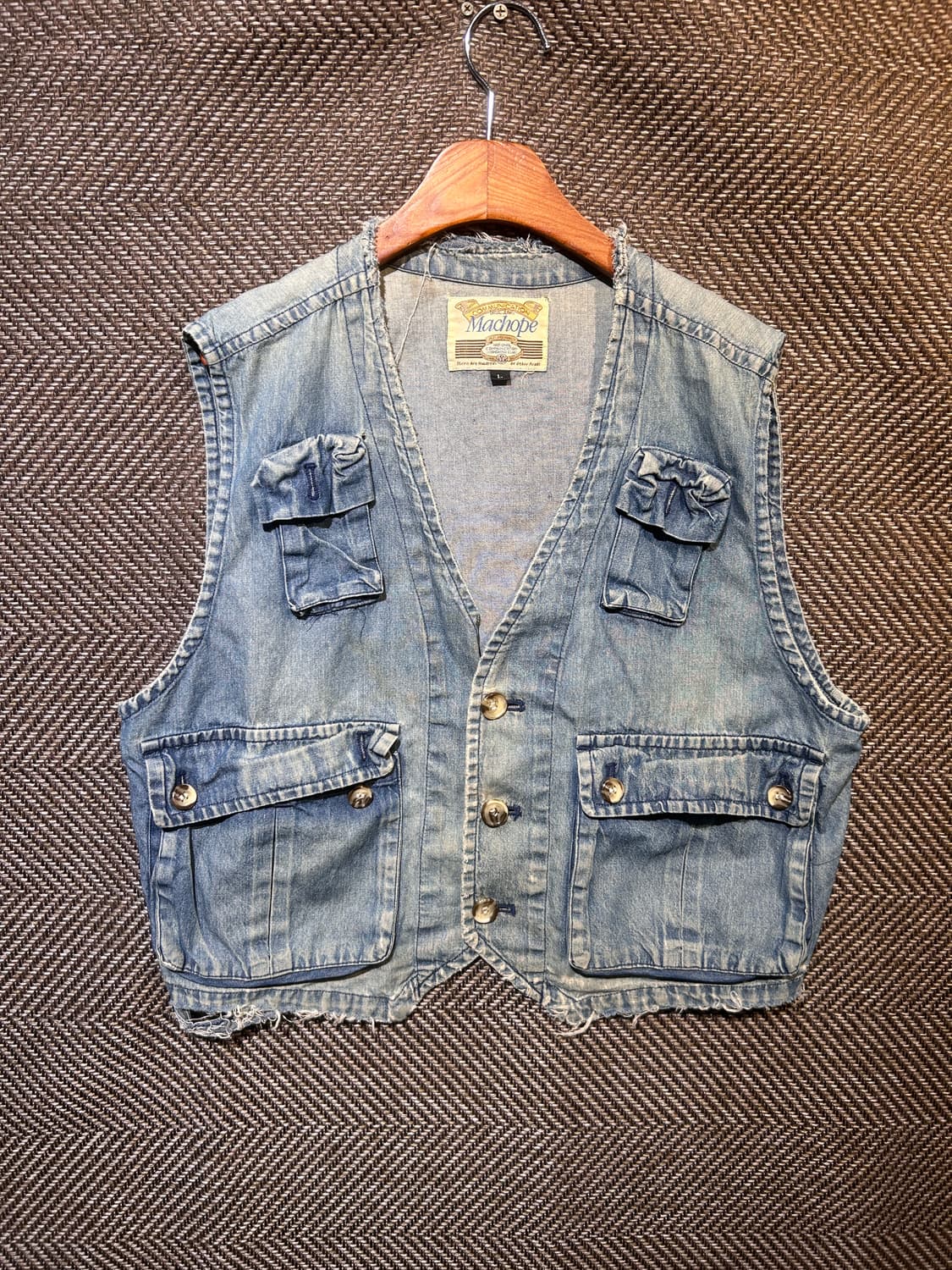 90s 맥홉 U.S.A 데님베스트 상품이미지1