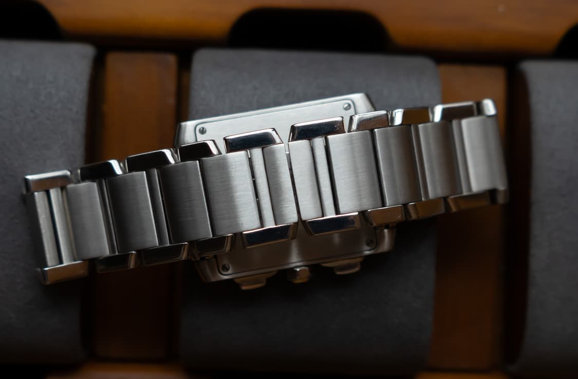 까르띠에 탱크 프랑세즈 XL 크로노그래프 시계 상품이미지5