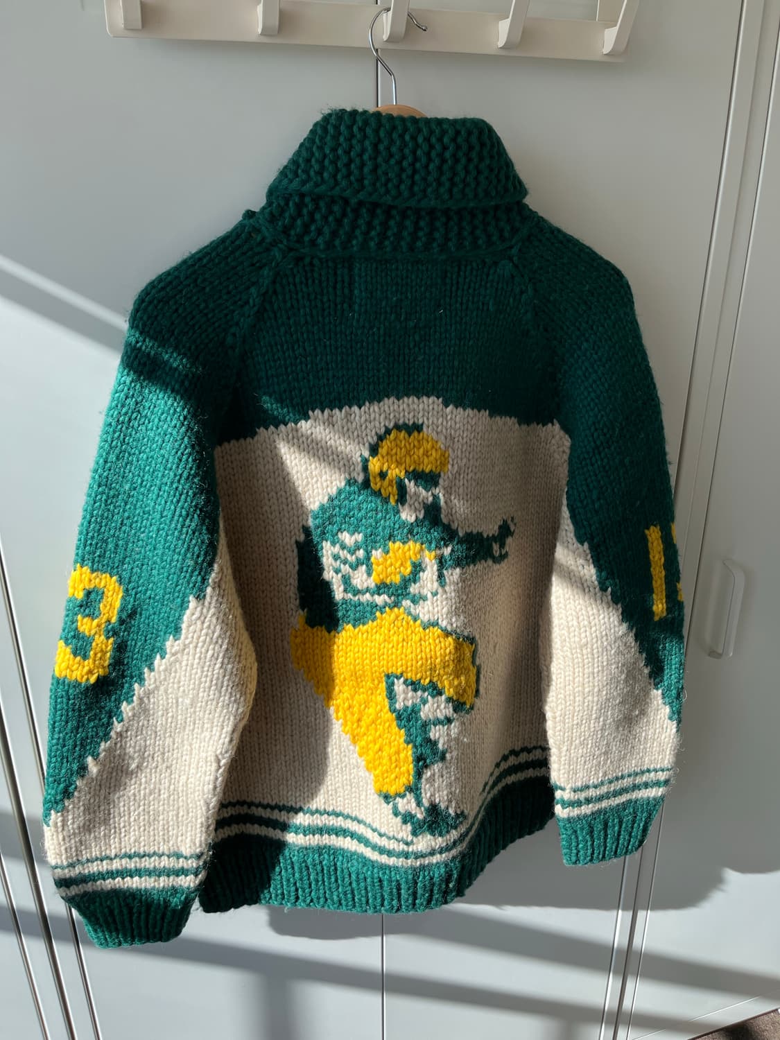 Made in canada 럭비공 리얼 헤비 울니트 코위찬 상품이미지3