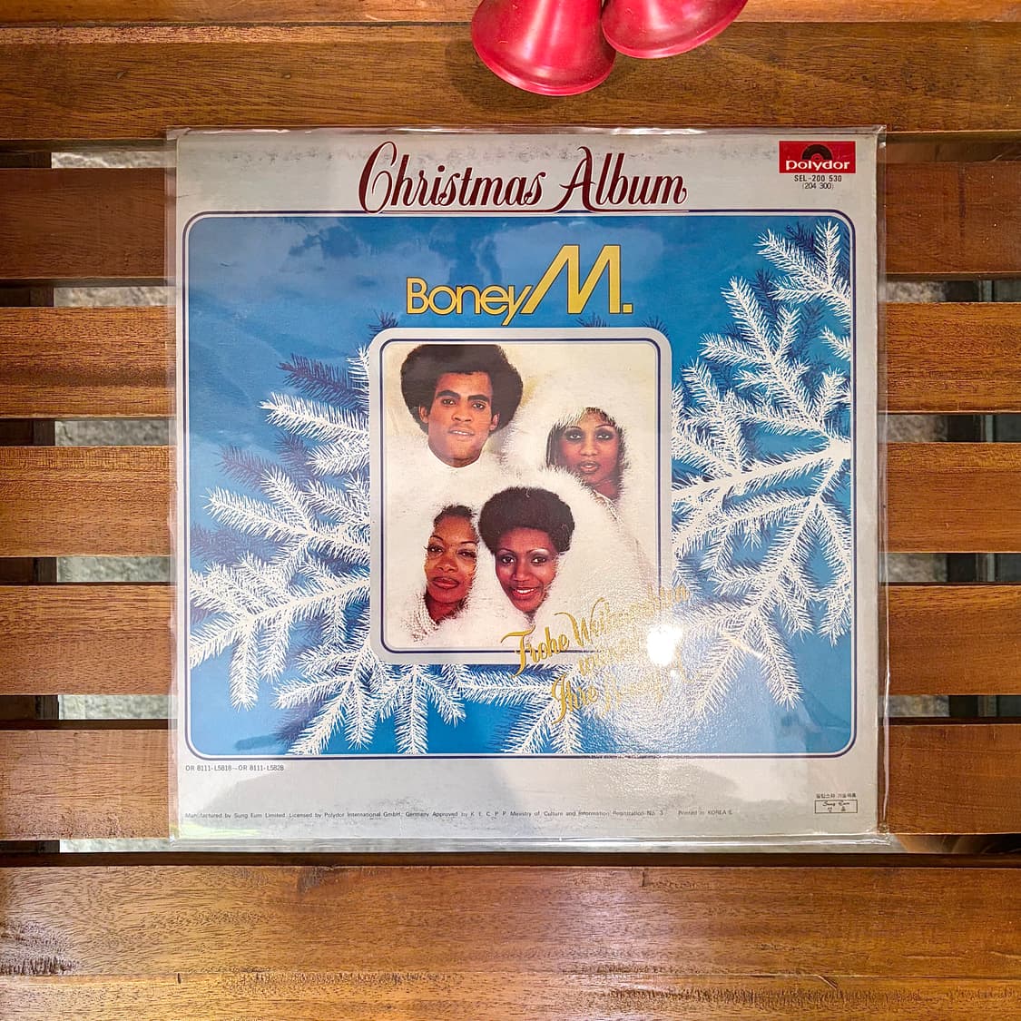 보니 엠 Christmas Album LP 엘피 음반 상품이미지3