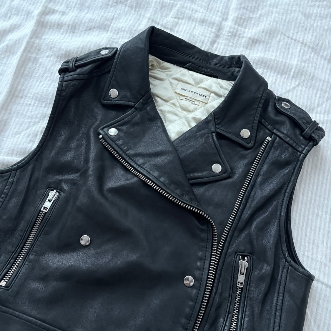  ▫️Isabel Marant Leather Vest 상품이미지8