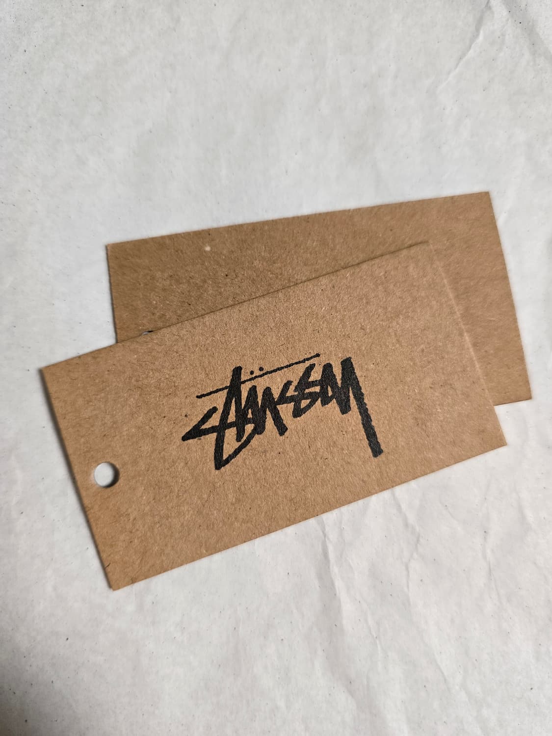 스투시 베이직 피그먼트 다잉 티셔츠 네추럴 L 상품이미지6